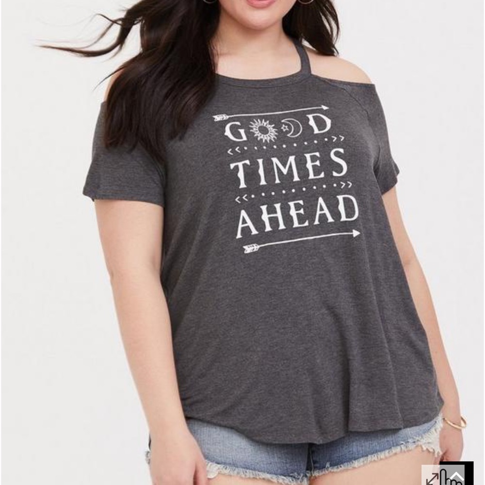 Torrid cold shoulder top size 3